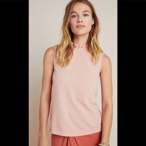Anthropologie Sunday in Brooklyn ruffle neck top